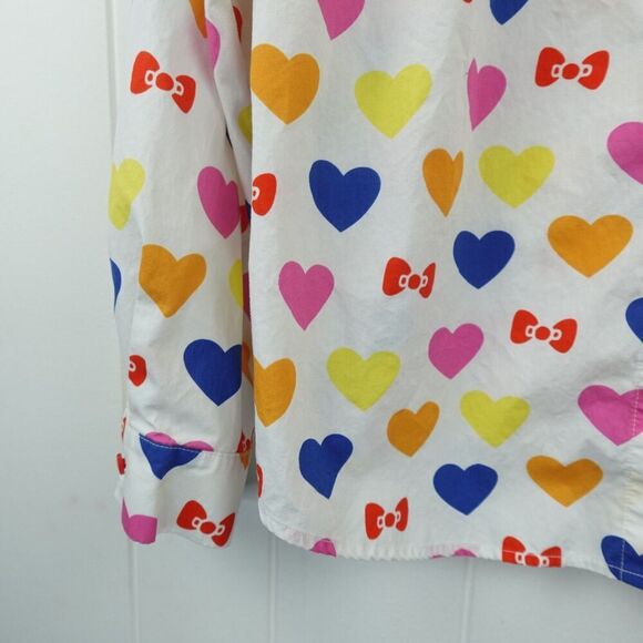 ModCloth for Hello Kitty Hearts and Bows Button Up Top X-Large - Picture 5 of 13